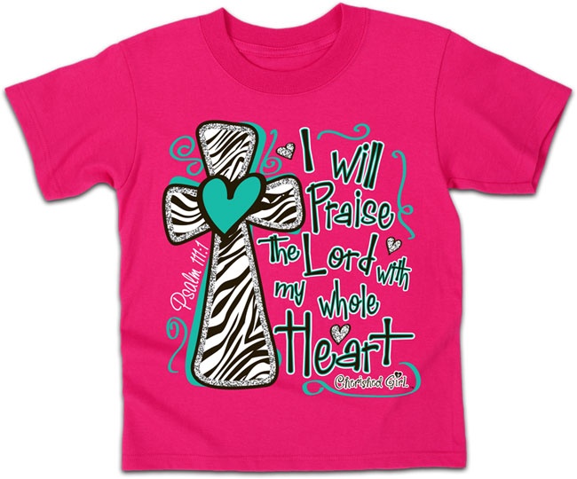 Cherished Girl Kidz T - Praise The Lord