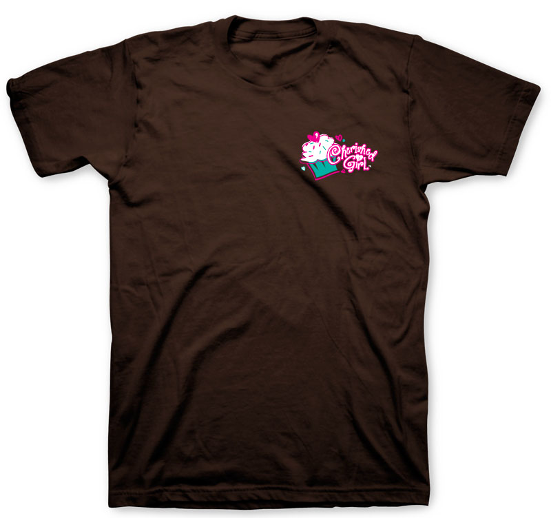 Cherished Girl Adult T - Chocolate