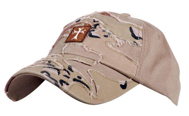 Cap - Brown Camo Cross