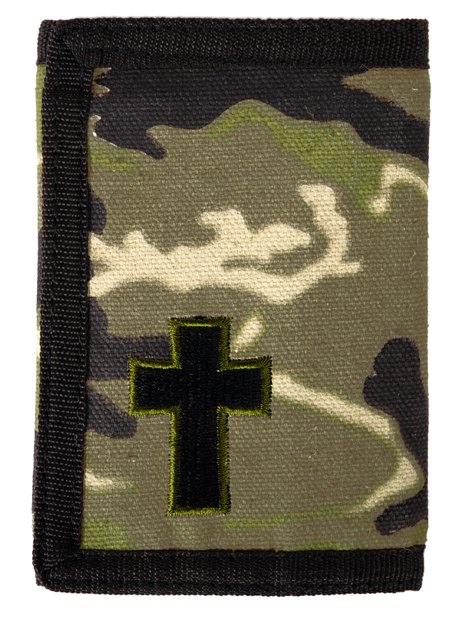 Guy's Wallet - Camo Cross