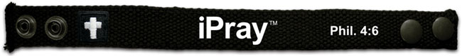 Faith Gear Canvas Bracelet - iPray