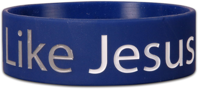 Wide Silicone Bracelet - I Like Jesus