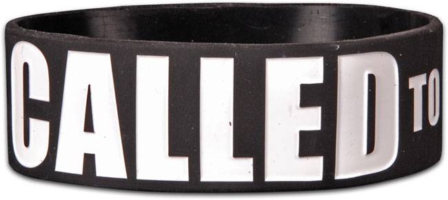 Wide Silicone Bracelet - Called To Duty